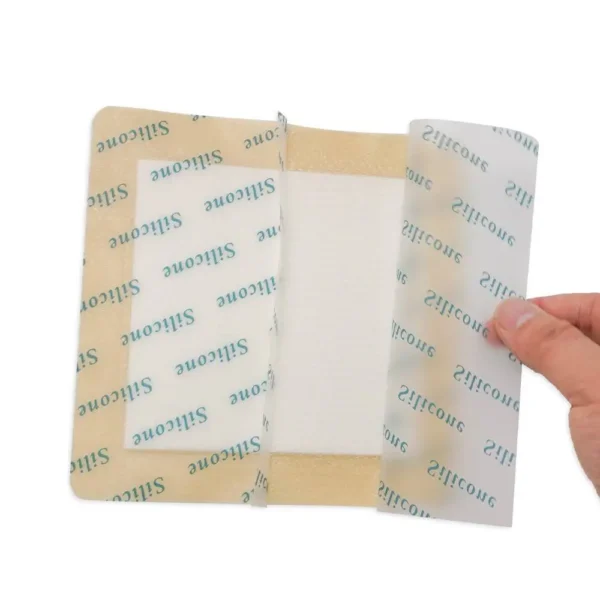 Adhesive antimicrobial foam dressing ulcer prevention and treatment 5mm thickness silicone foam wound dressing - Image 2