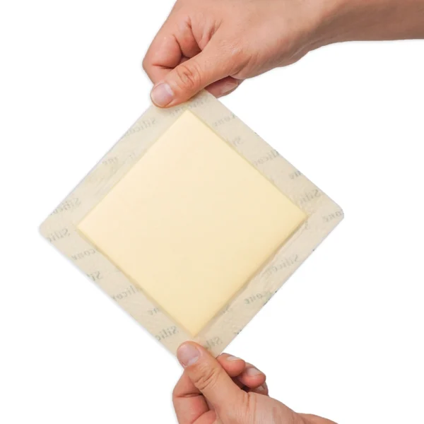 Adhesive antimicrobial foam dressing ulcer prevention and treatment 5mm thickness silicone foam wound dressing - Image 3