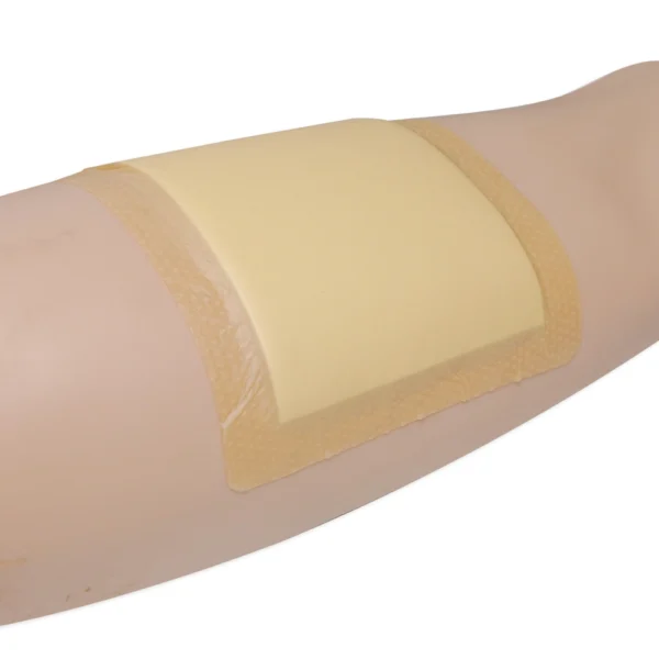 Adhesive antimicrobial foam dressing ulcer prevention and treatment 5mm thickness silicone foam wound dressing - Image 4