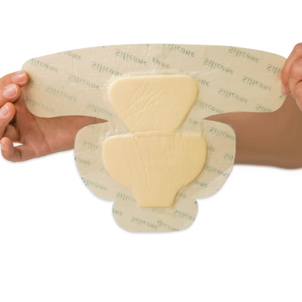 Huawei Silicone Foam Bandage Adhesive Bordered Wound Dressing for diabetic foot