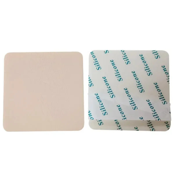 Wound Care Manufacturer Non Bordered Silicone Foam Dressing 4x4 - Image 6