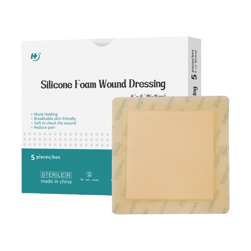 silicone foam wound dressing